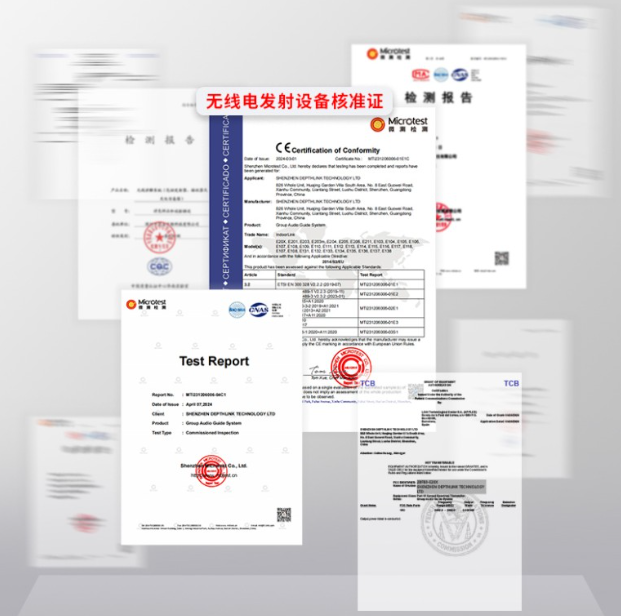 IndoorL<i></i>ink一对多讲解器在MWC2025：”讲“与“听”的智慧进阶