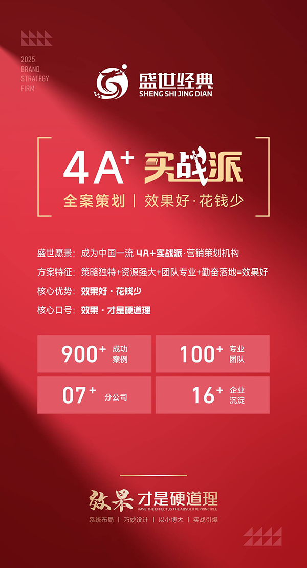 广东本土品牌策划公司丨盛世经典，以实效助企业价值突围